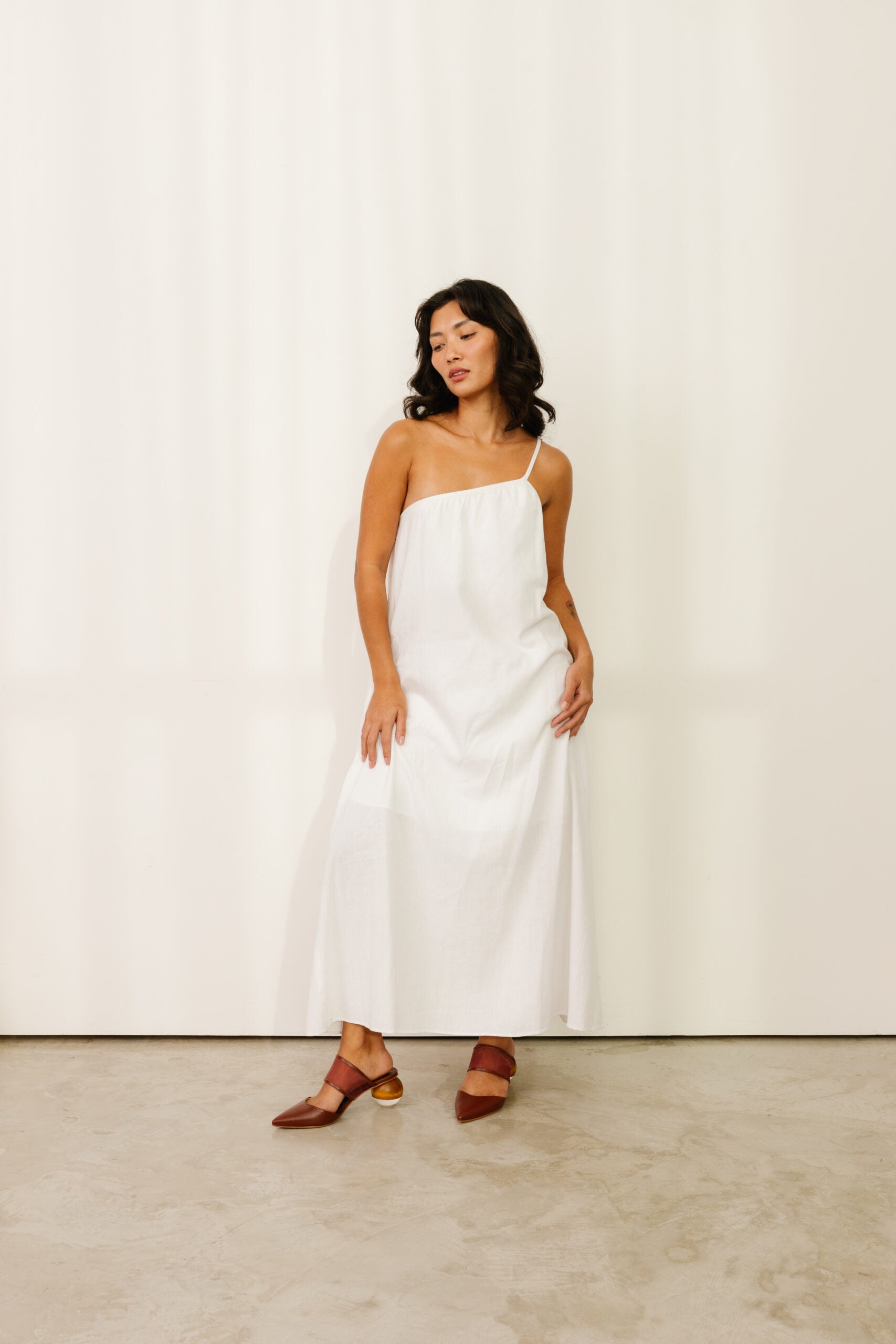 Mule Tela e Couro Milos