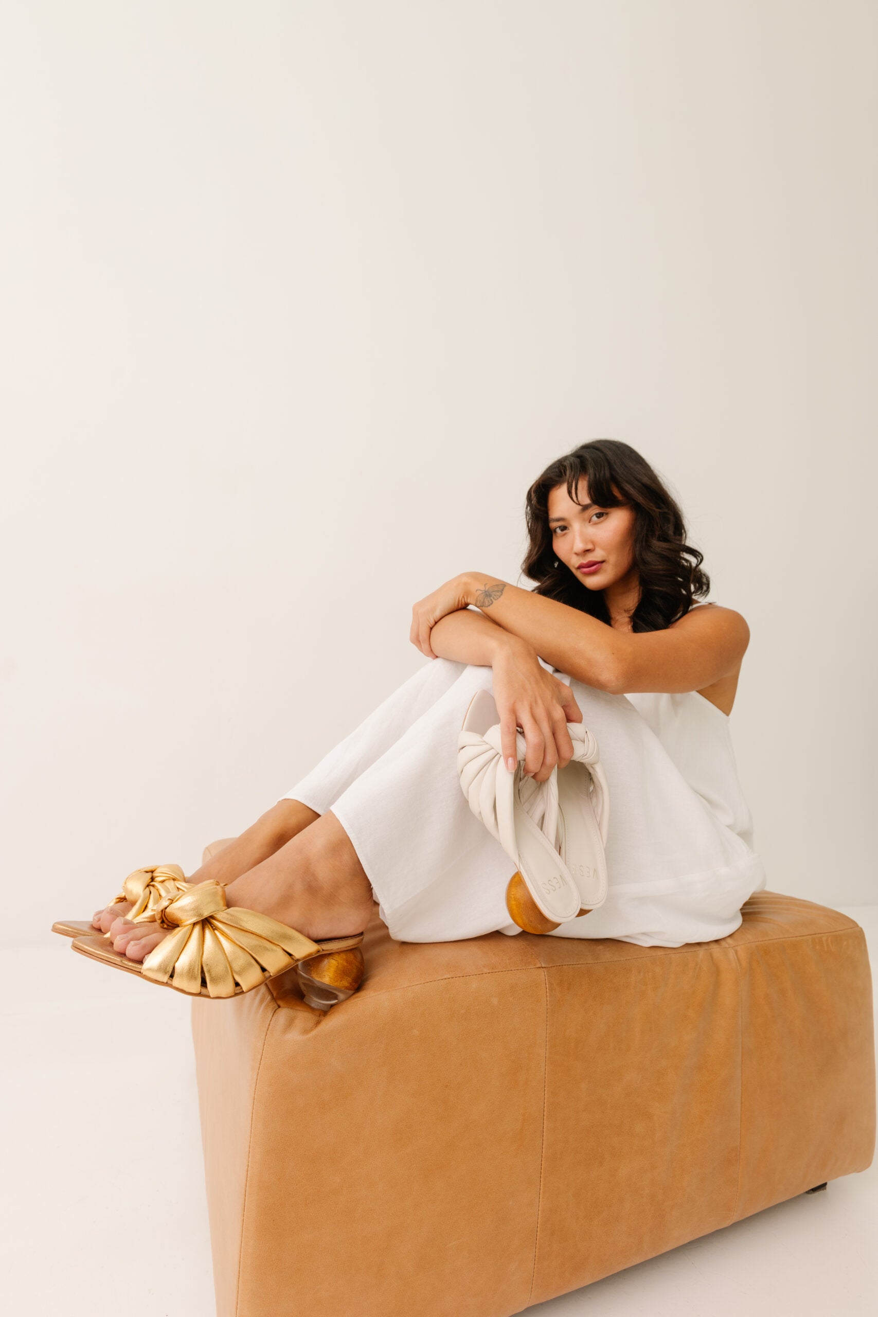 Tamanco Salto Madeira Cherie